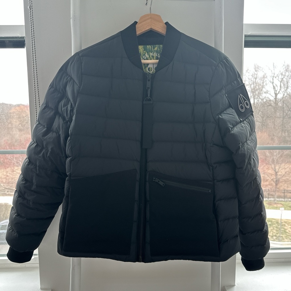 Black Moose Knuckles Puffer Jacket